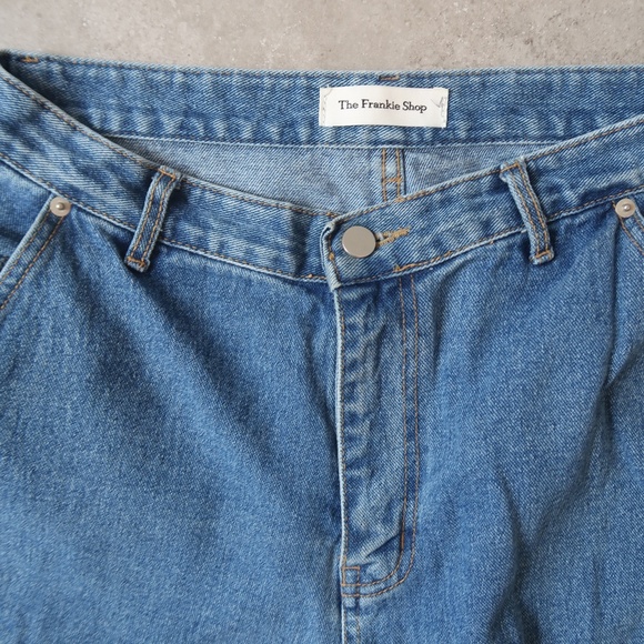 The Frankie Shop Denim Cargo Pants - Picture 2 of 3